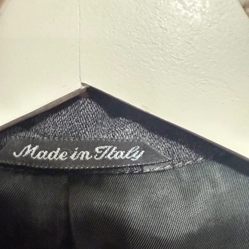 Manzoni‎ Couture Men's Grey Wool Blazer Jacket 44R Italy Career Business